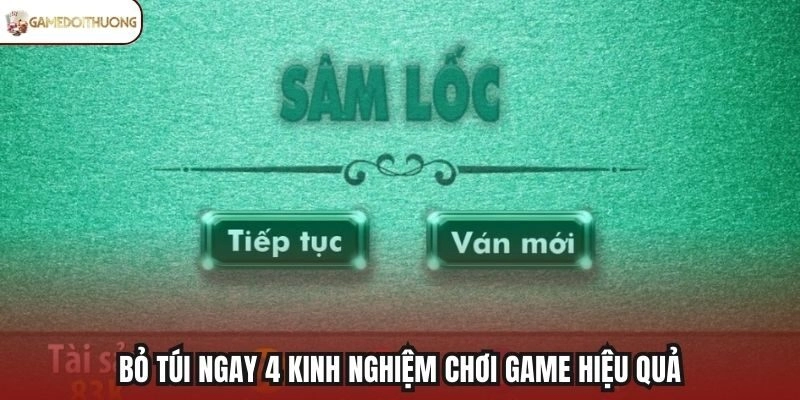 Bỏ túi ngay 4 kinh nghiệm chơi game hiệu quả